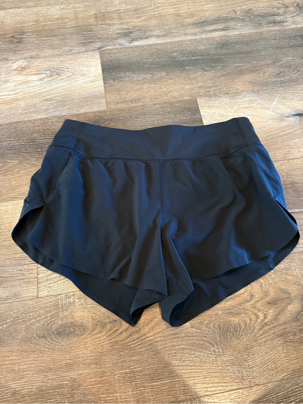 Athleta Black Layered Running Shorts